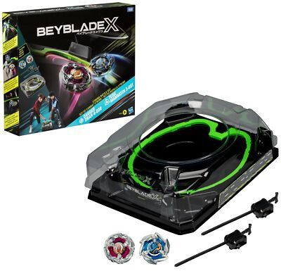 Beyblade X Xtreme Battle Set with Beystadium, 2 Right-Spinning Top Toys, and 2 Launchers