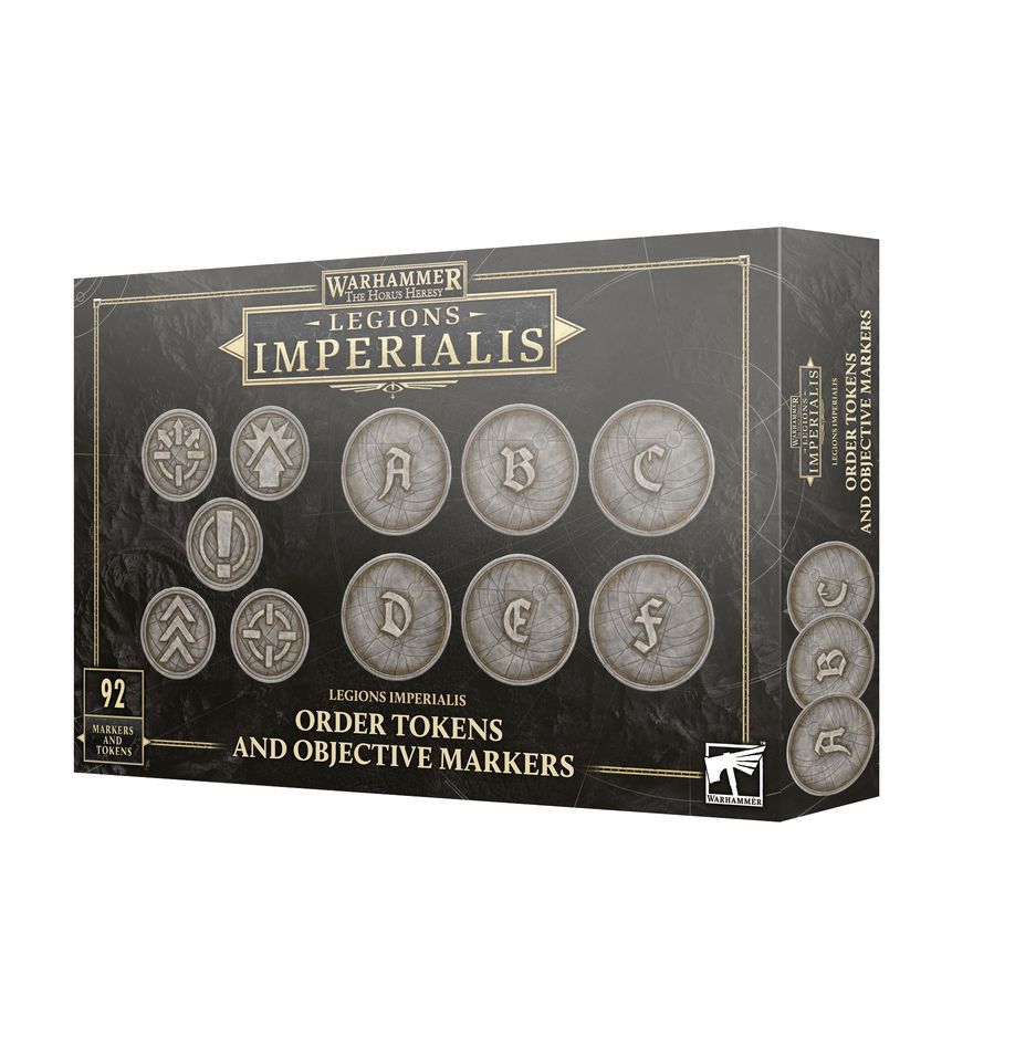 03-85 Legions Imperialis: Order Tokens and Objective Markers
