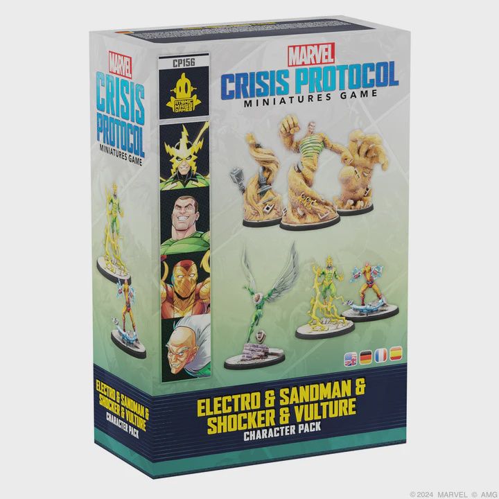 Marvel: Crisis Protocol – Electro &amp; Sandman &amp; Shocker &amp; Vulture