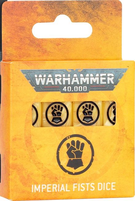 55-64 Imperial Fists Dice Set [Pre 9/20]
