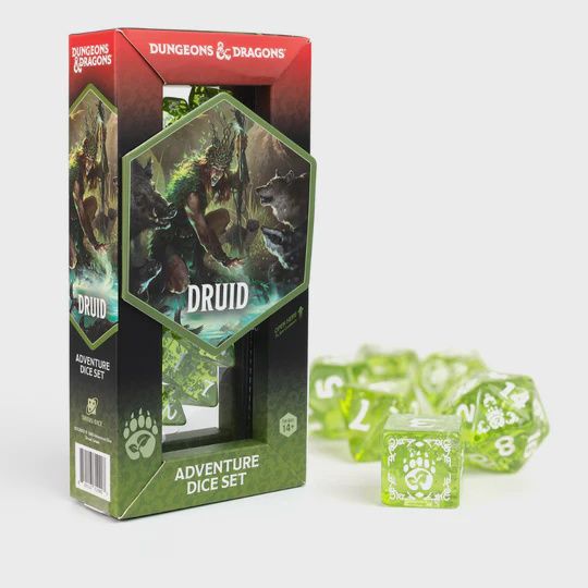 Dungeons &amp; Dragons Adventure Dice - Druid: Green