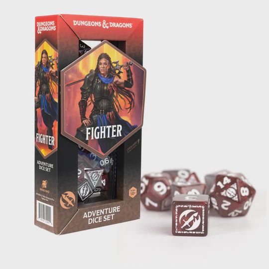 Dungeons &amp; Dragons Adventure Dice - Fighter: Red
