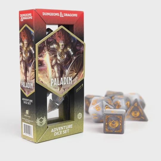 Dungeons &amp; Dragons Adventure Dice - Paladin: White / Grey