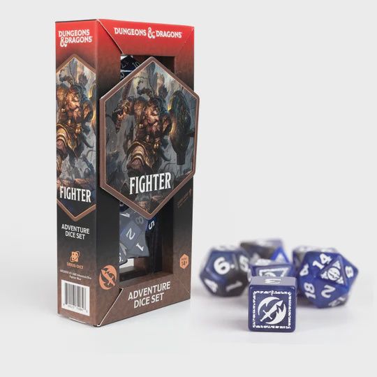 Dungeons &amp; Dragons Adventure Dice - Fighter: Blue