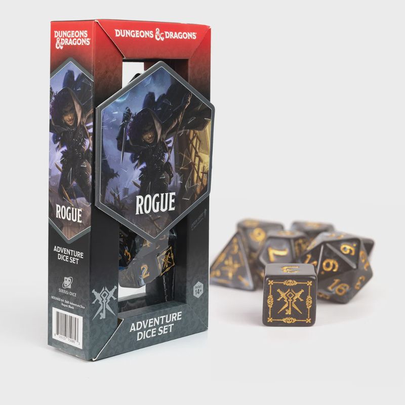 Dungeons &amp; Dragons Adventure Dice - Rogue: Black