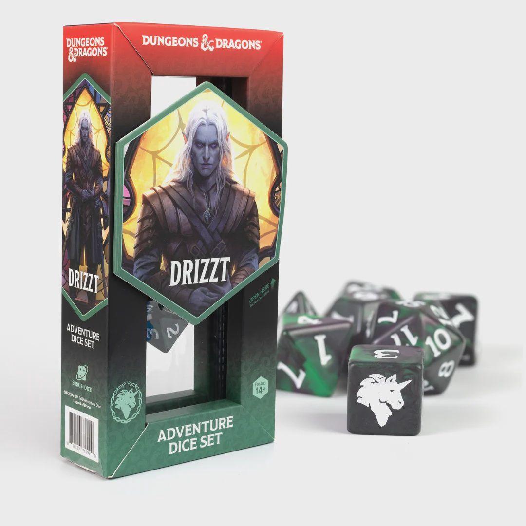 Dungeons &amp; Dragons Adventure Dice - Legend of Drizzt
