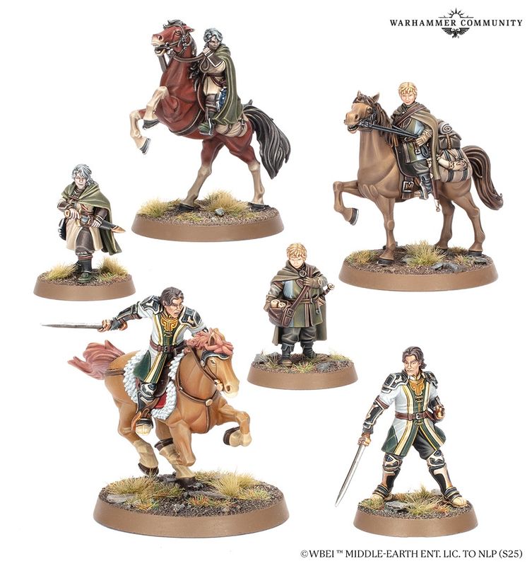 30-99 Fréaláf Hildeson™, Olwyn™ &amp; Lief™, Heroes of Rohan
