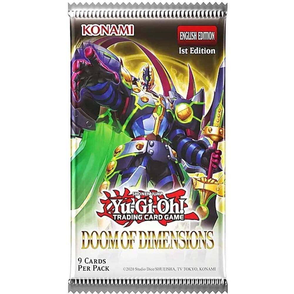 YuGiOh Doom of Dimensions Booster Pack