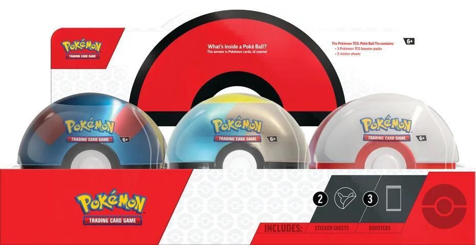 Pokemon - Poke Ball Tin Assortment