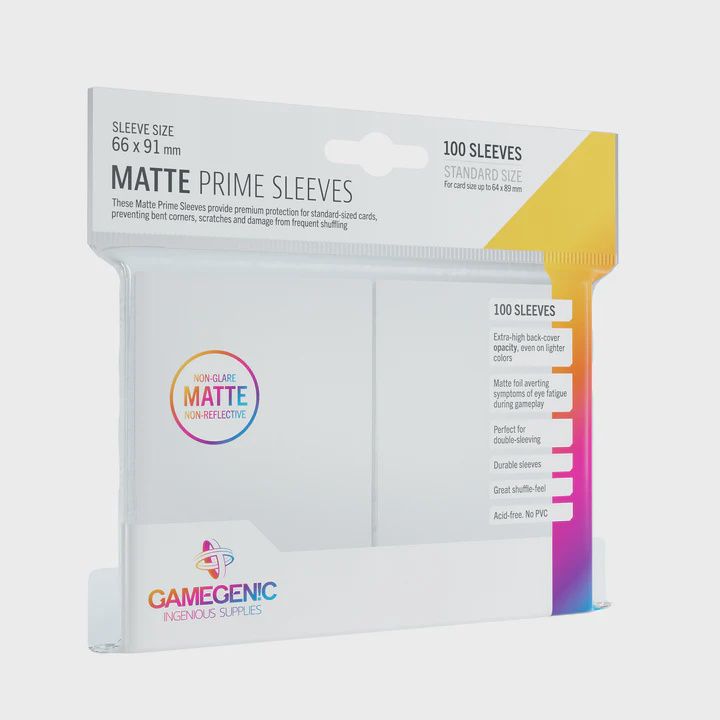 MATTE Prime Sleeves: White