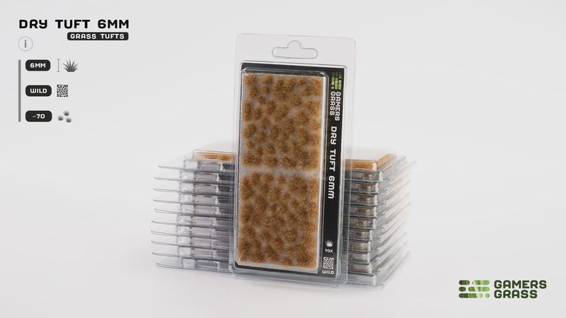 Dry 6mm Tuft - Wild