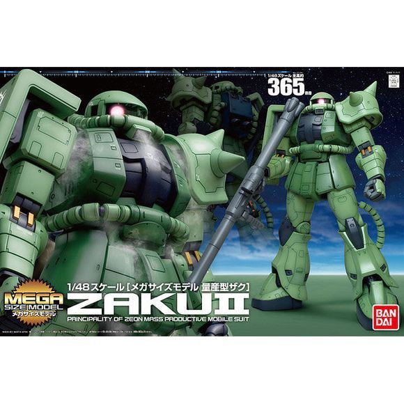 Bandai Mega Size 1/48 MS-06 Zaku II &quot;Mobile Suit Gundam&quot;