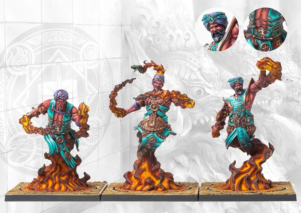 Sorcerer Kings: Efreet Flamecasters (Sword Dancers)