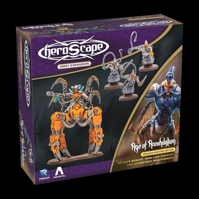 Revna&#39;s Rebuke: Iron Lich Viscerot and Necrotech Wraithriders Army Expansion Premium Painted Edition