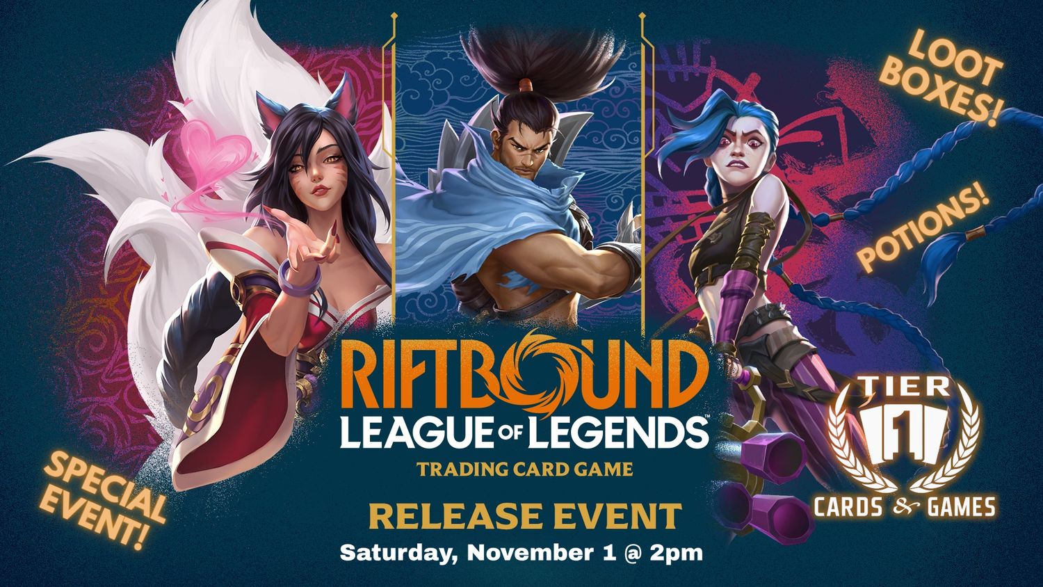 Riftbound: League of Legends Release Party - Saturday, Nov 1