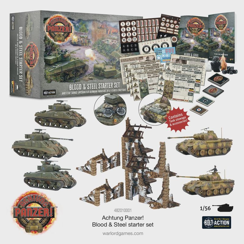 Achtung Panzer! Blood &amp; Steel - Starter Set