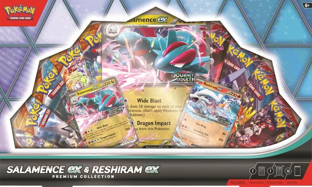 Salamence ex &amp; Reshiram ex Premium Collection