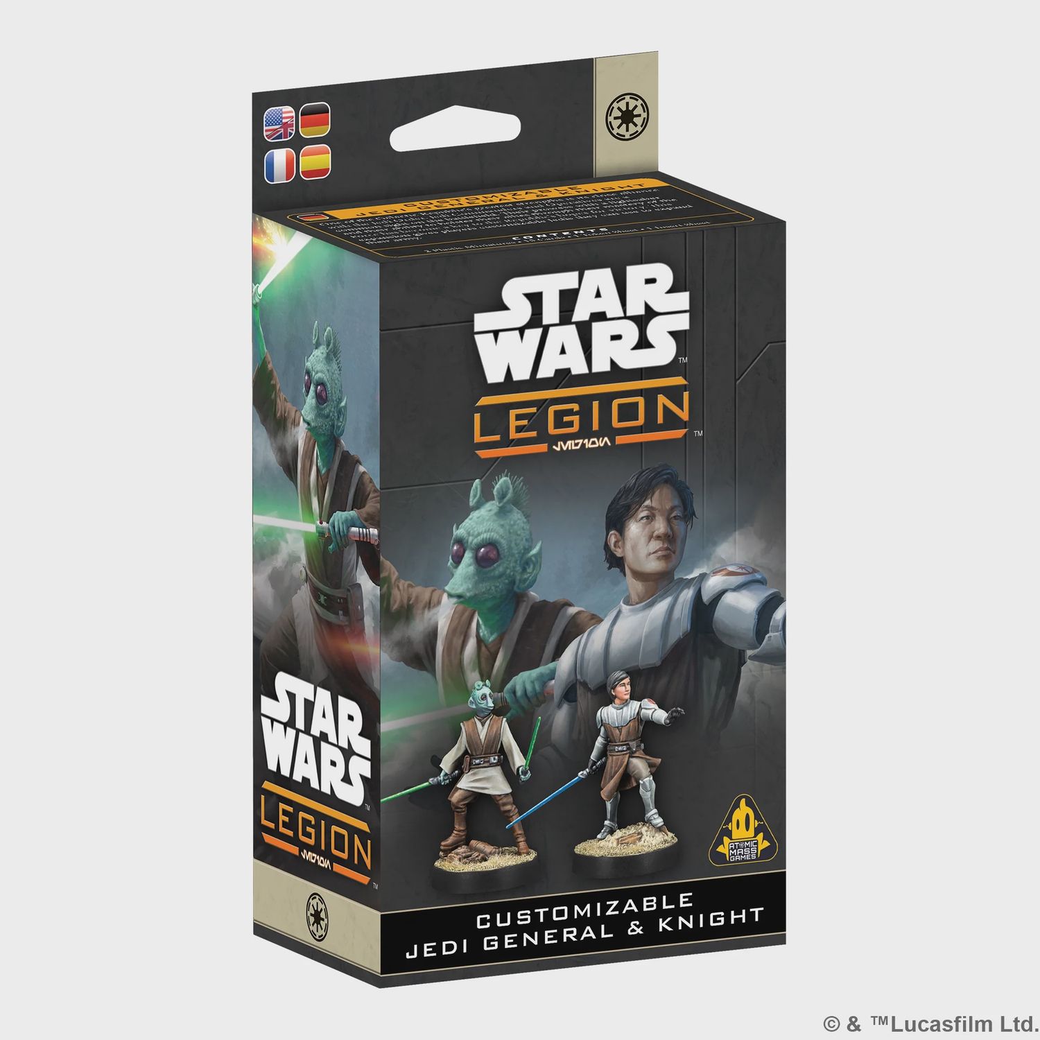 Star Wars: Legion - Customizable Jedi General and Knight - SWQ20