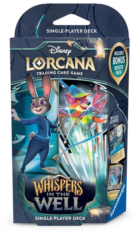 Disney Lorcana: Whispers in the Well Starter Deck (Sapphire &amp; Steel)0