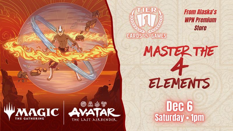 Magic: Avatar Master the 4 Elements - Sat, Dec 6