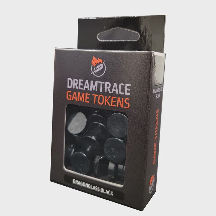 DreamTrace Gaming Tokens: Dragonglass Black