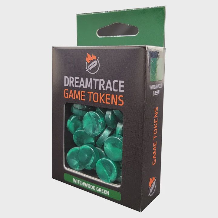 DreamTrace Gaming Tokens: Witchwood Green