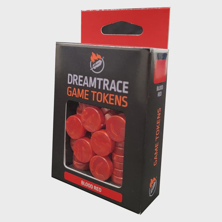 DreamTrace Gaming Tokens: Blood Red