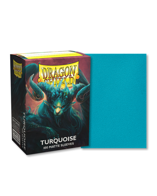 11055 - Dragon Shield - Turquoise  - Matte - Standard