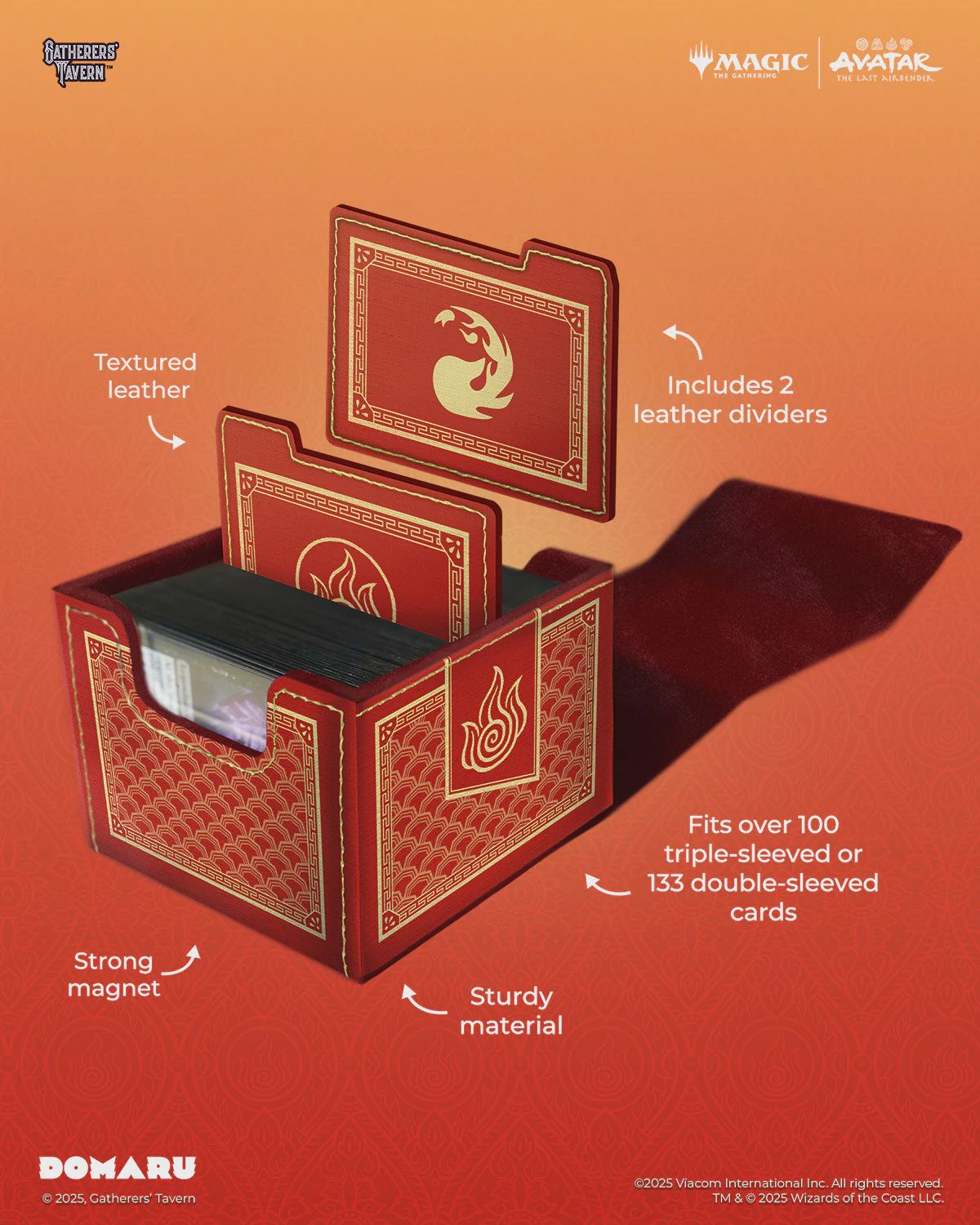 Avatar: The Last Airbender DOMARU Boxes, Colour: Fire