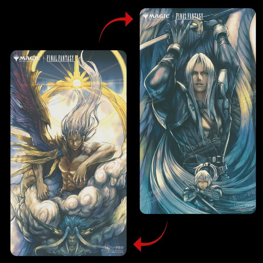 Magic: The Gathering®—FINAL FANTASY™ Sephiroth, Fabled SOLDIER / Sephiroth, One-Winged Angel Double-Sided Playmat