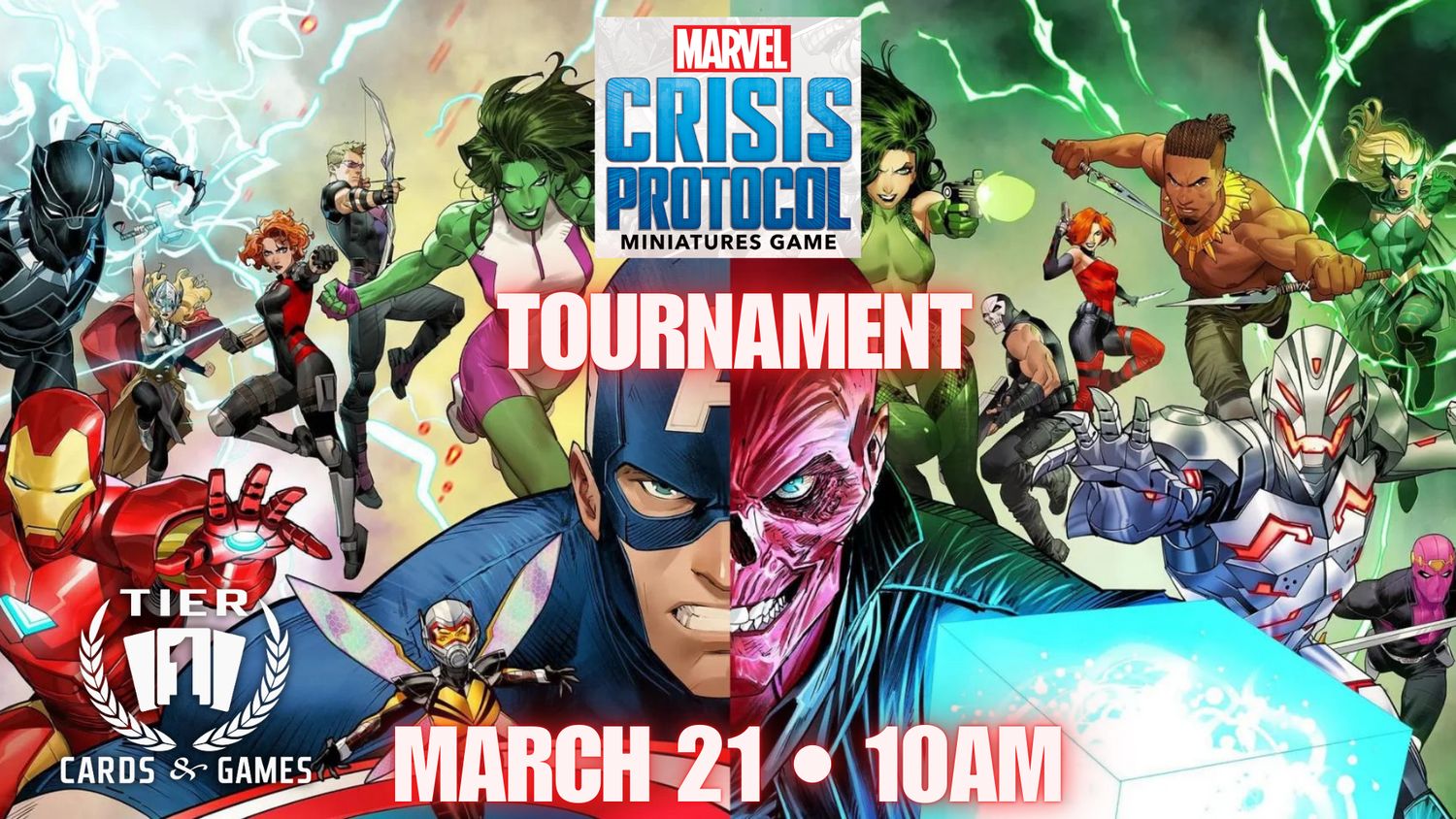 Marvel Crisis Protocol Tournament - Saturday, March 21