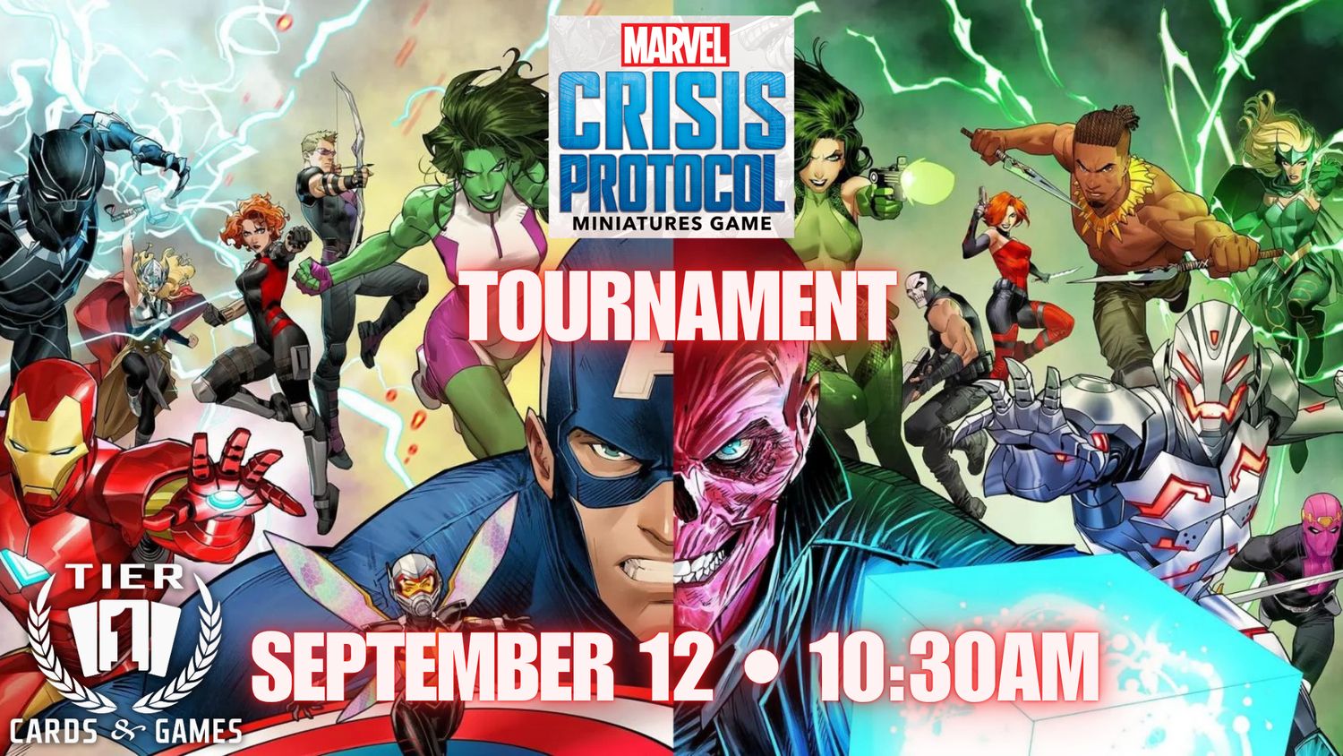 Marvel Crisis Protocol Tournament - Saturday, September 12