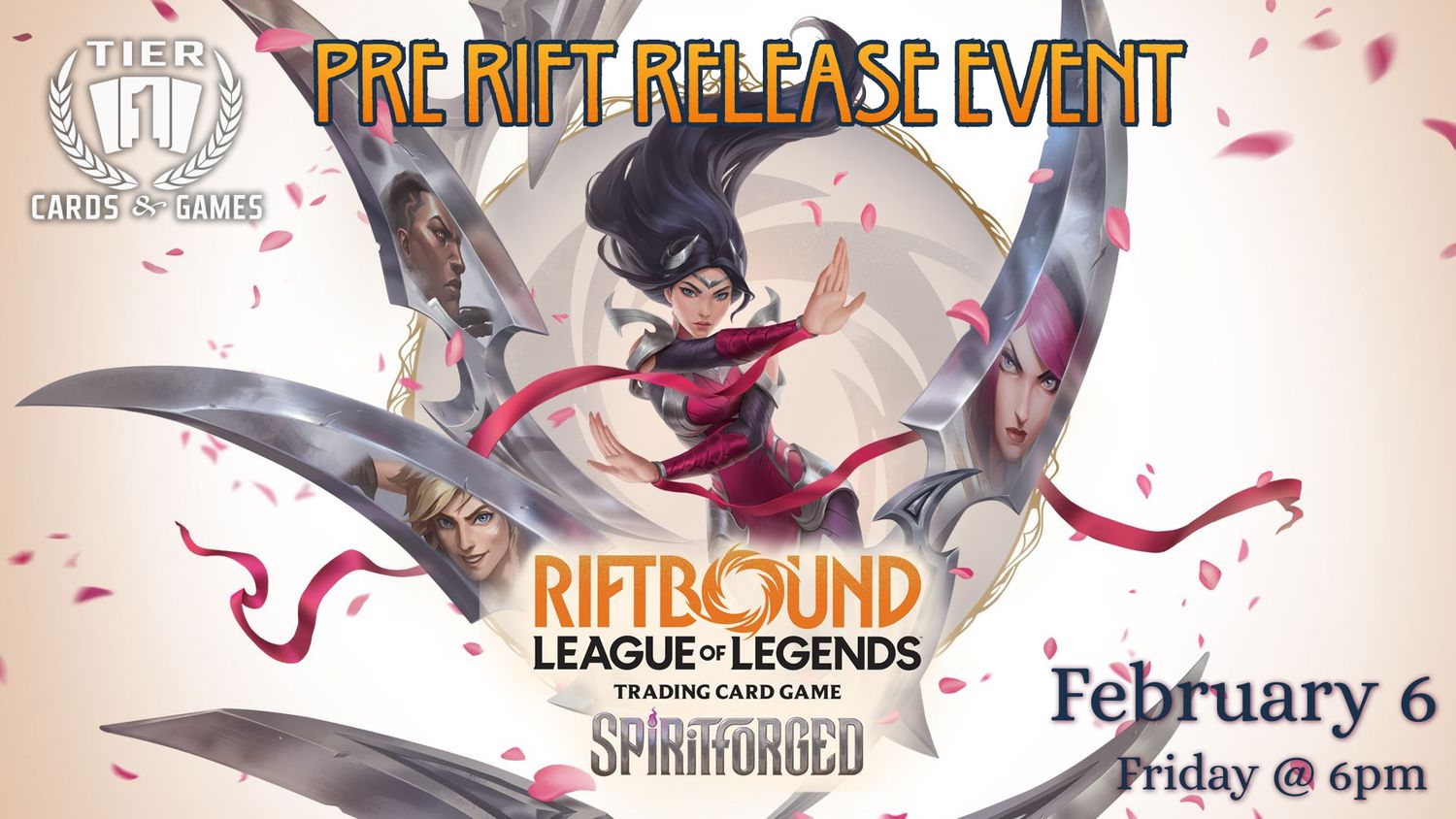 Riftbound: Spiritforged Prerelease Party - Friday, Feb 6