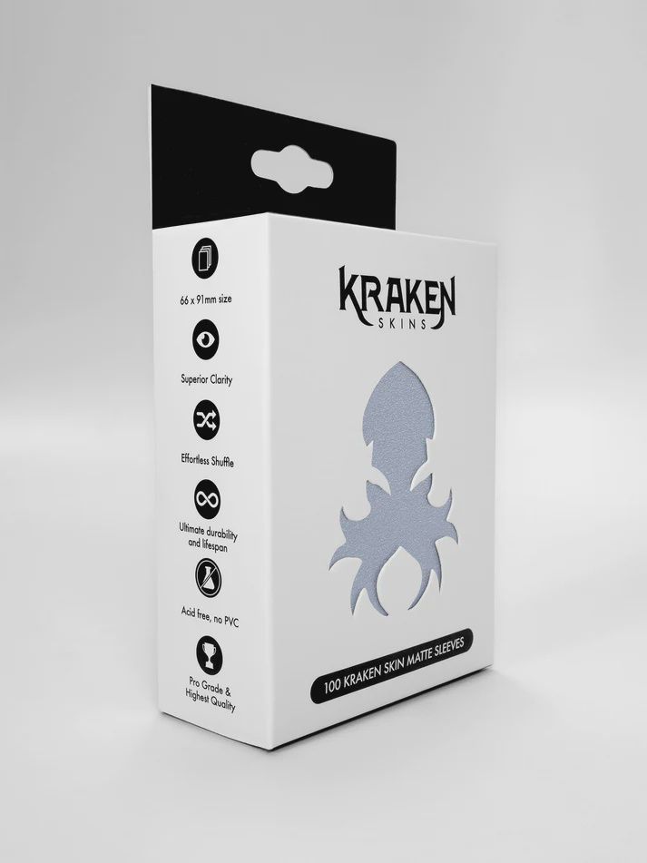 Kraken Skins Slate Gray Matte Sleeves