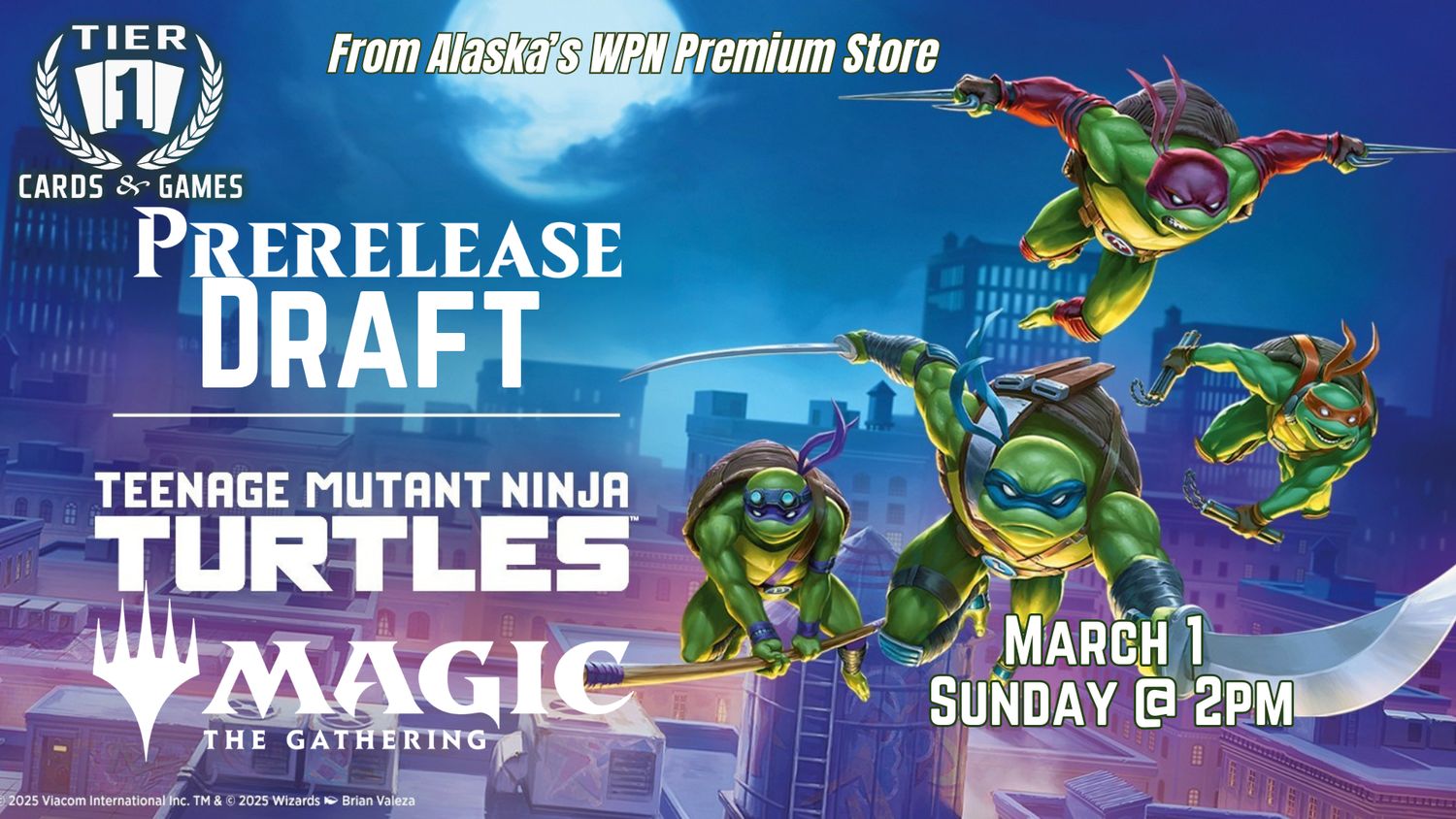 Magic - TMNT Prerelease Draft- Sunday, March 1