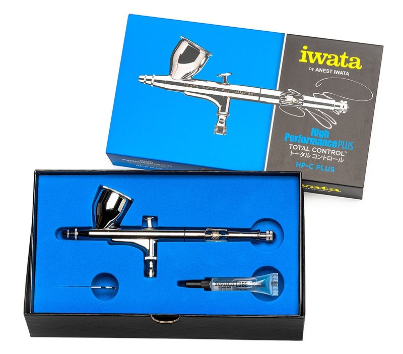 Iwata High Performance HP-C Plus Gravity Feed Dual Action Airbrush