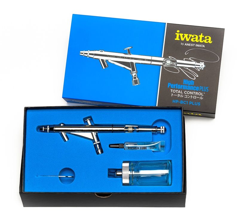 Iwata High Performance HP-BC1 Plus Siphon Feed Dual Action Airbrush