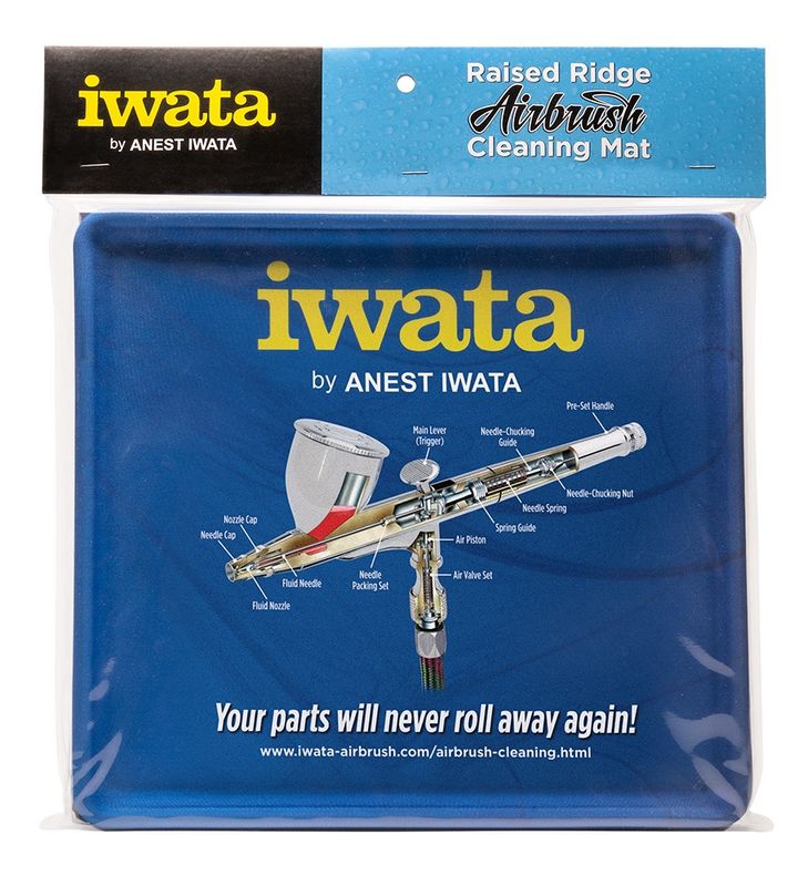 Iwata Raised Ridge Airbrush Cleaning Mat