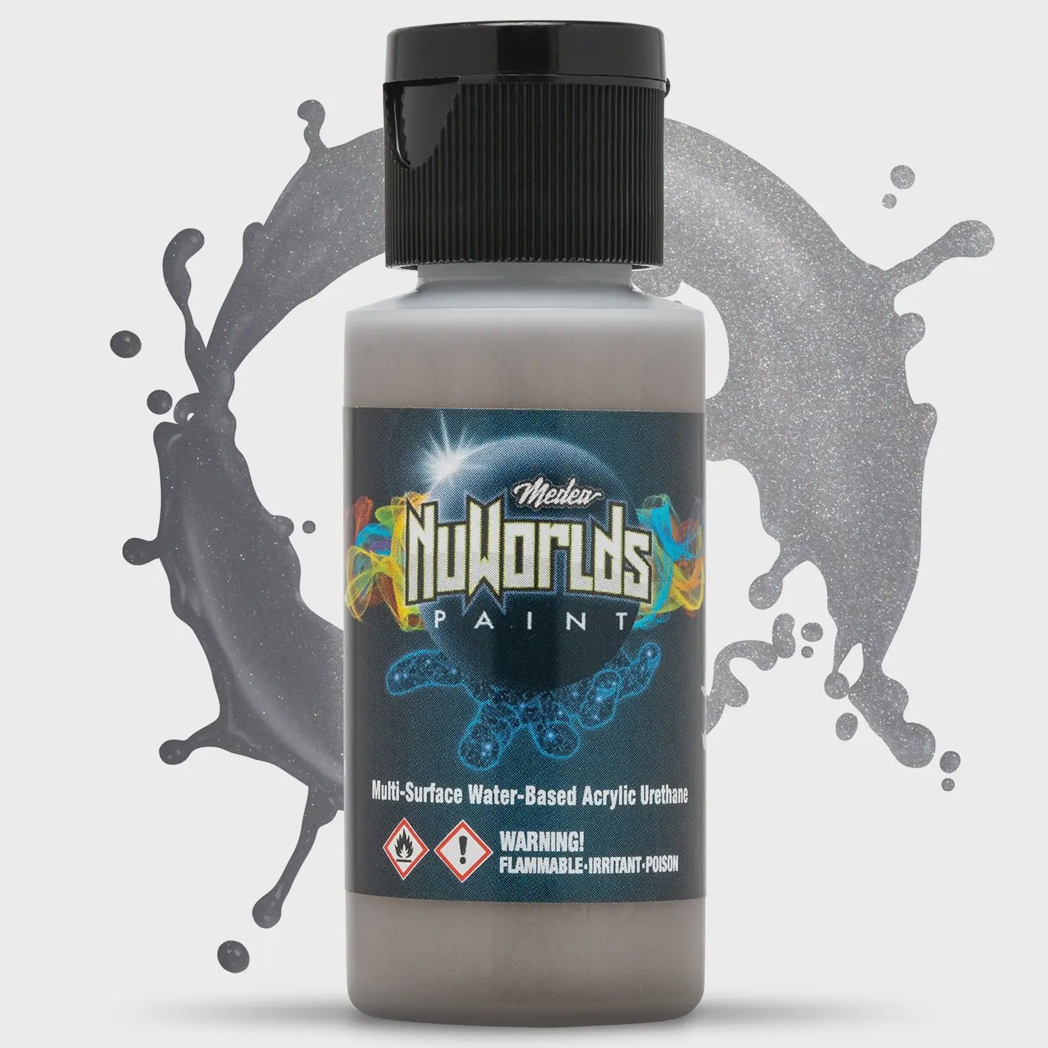 Medea NuWorlds Paint Mirrored Steel 1 oz