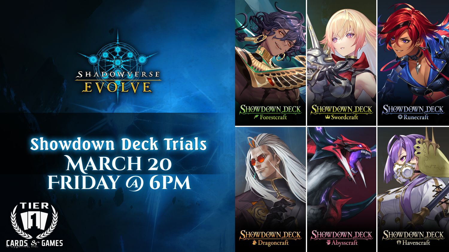Shadowverse: Deck Trials - Friday, March 20