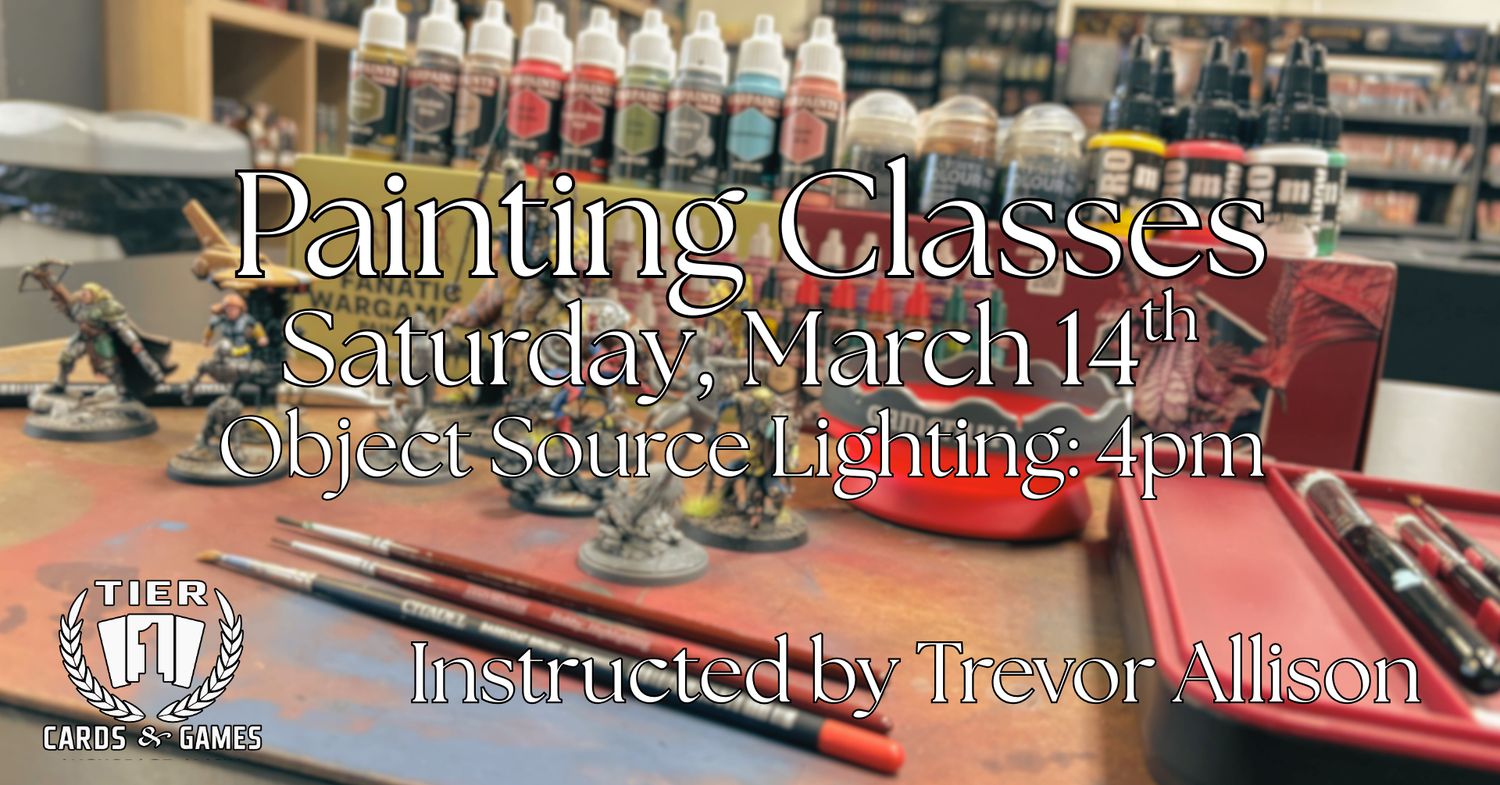 Painting Class: Object Source Lighting - Sat, March 14