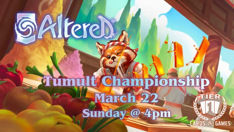 Altered: Whispers and Before Tumult - Sun, March 22