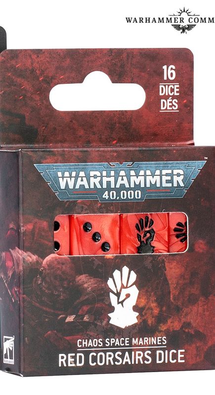 43-115 Red Corsairs Dice