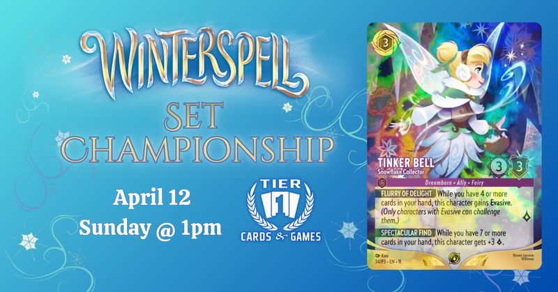 Lorcana: Winterspell Set Champs - Sunday, April 12