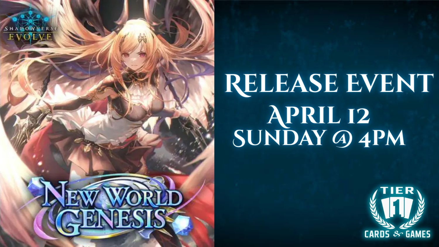 Shadowverse: New World Genesis Prerelease - Sunday, April 12