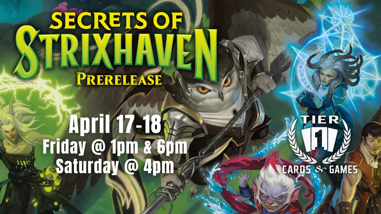 Magic The Gathering: Secrets of Strixhave Prerelease