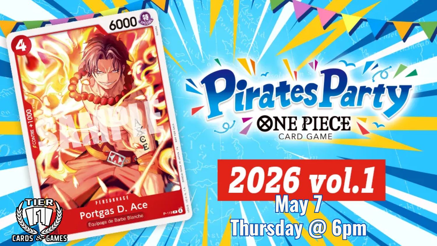 One Piece: Pirate Party - Thursday, May 6