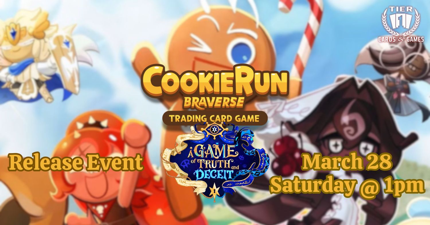 Cookie Run: A Game of Truth and Deceit Release -Saturday, March 28