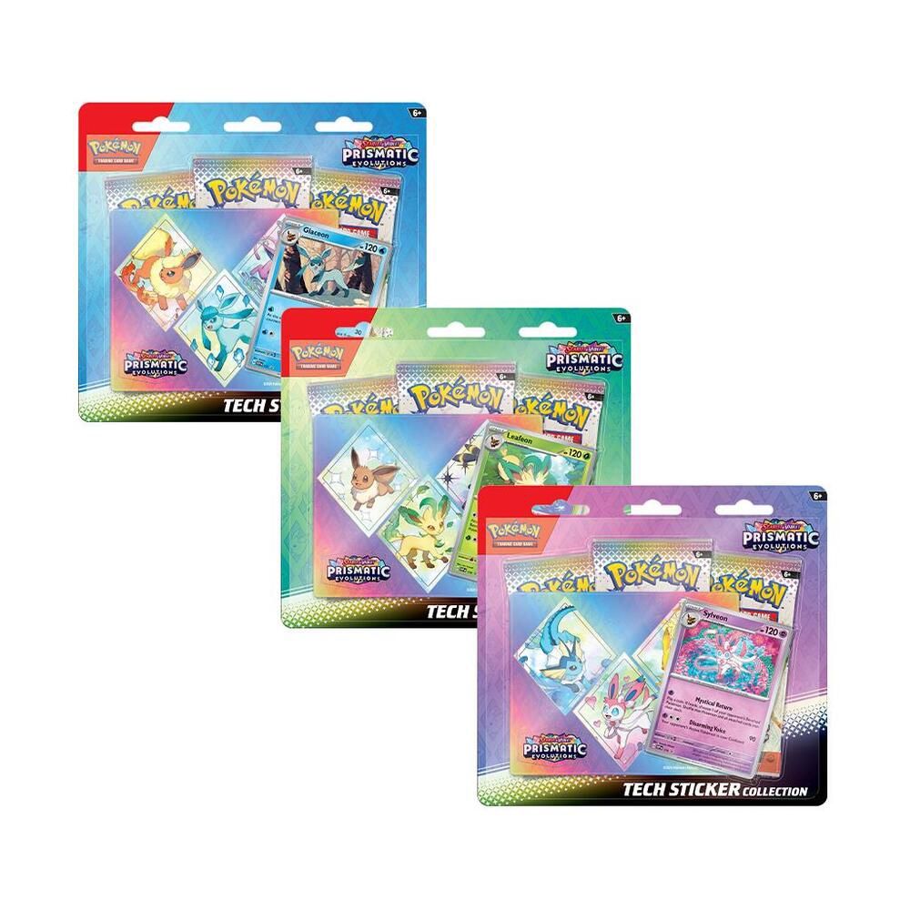 Prismatic Evolutions Tech Sticker Collection (Variety)