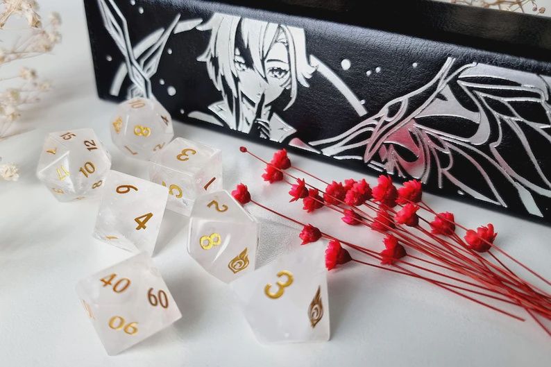 Genshin Dice Collection - Arlecchino
